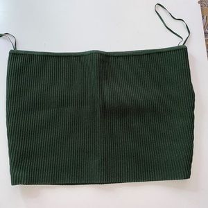 PacSun Dark Green Tube Top